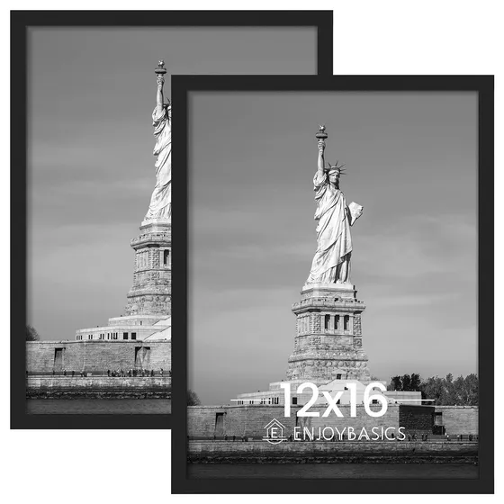 ENJOYBASICS Poster Frames, Set of 2 — Black