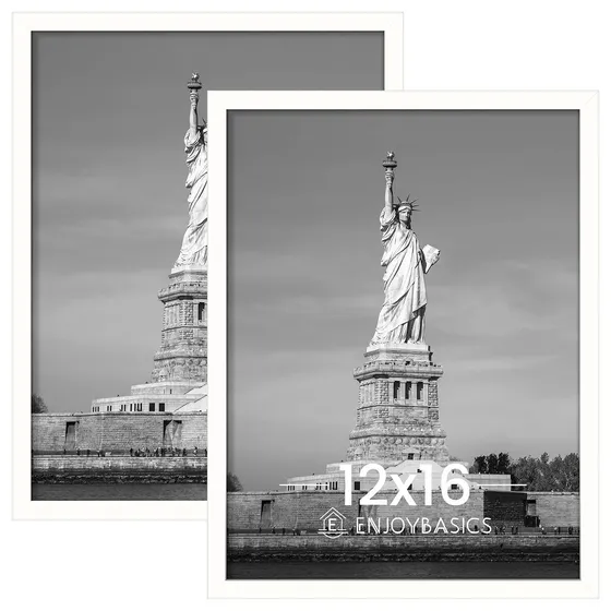 ENJOYBASICS Poster Frames, Set of 2 — White