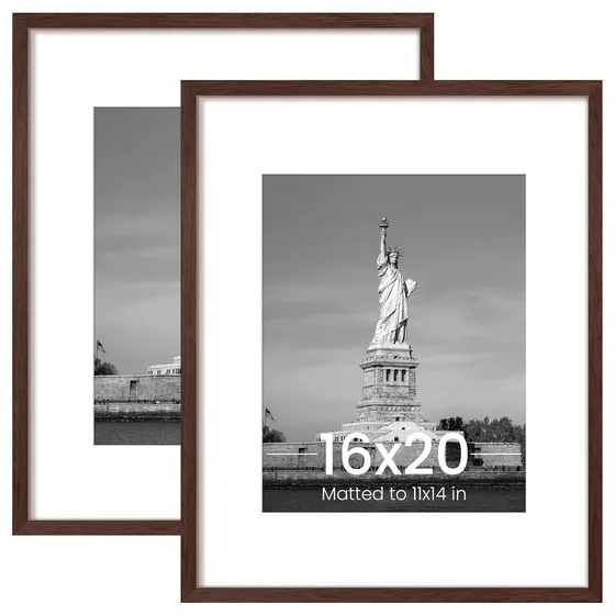ENJOYBASICS Poster Frames, Set of 2 — Brown