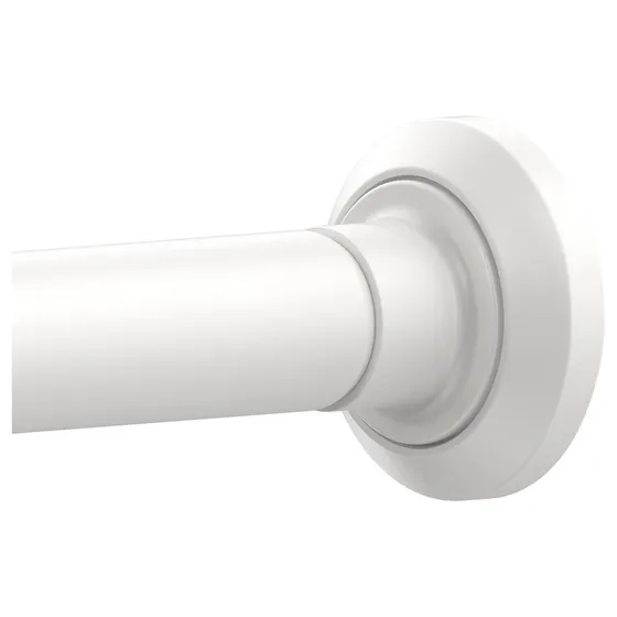 ENJOYBASICS 1-Inch Shower Curtain Tension Rod — White